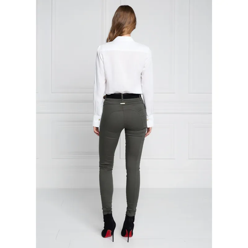 Holland Cooper Biker Jean - Hunter Green-1